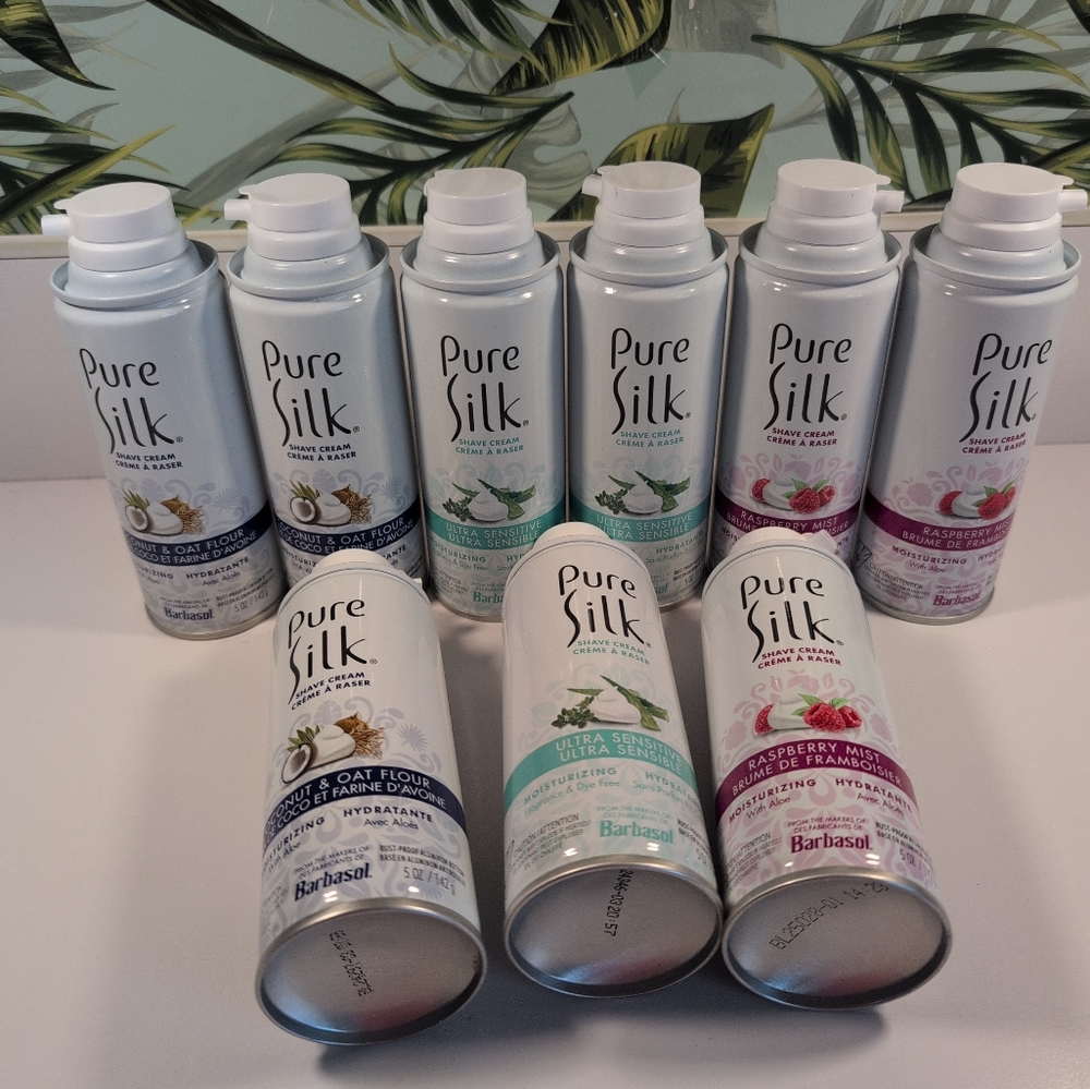 9 Plg Pure Silk Shaving Cream Collection